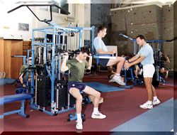 Students use the Multigym Equipment