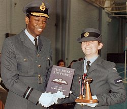 Air 
Cdre Case presented the awards to 237 Course