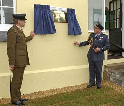 Air Chief Marshal Sir Peter Squire and Lt Gen Sir Timothy Granville-Chapman at the opening