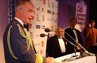 Commander in Chief Personnel and Training Command Air Marshal Sir Chrisopher Coville speaking at the GG2 'Leadership and Diversity Awards 2002'