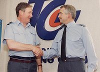 Air Vice Marshal Corbitt hands over to Air Vice Marshal Dusty Miller