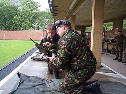 Careful preparation and handling are a must during the shooting competition. Highly qualified staff check and supervise the event