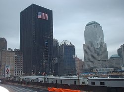 Ground Zero in New 
York, still a scene of devastation