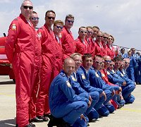The Reds, the Circus and the Blues, now the official Red Arrows 2002